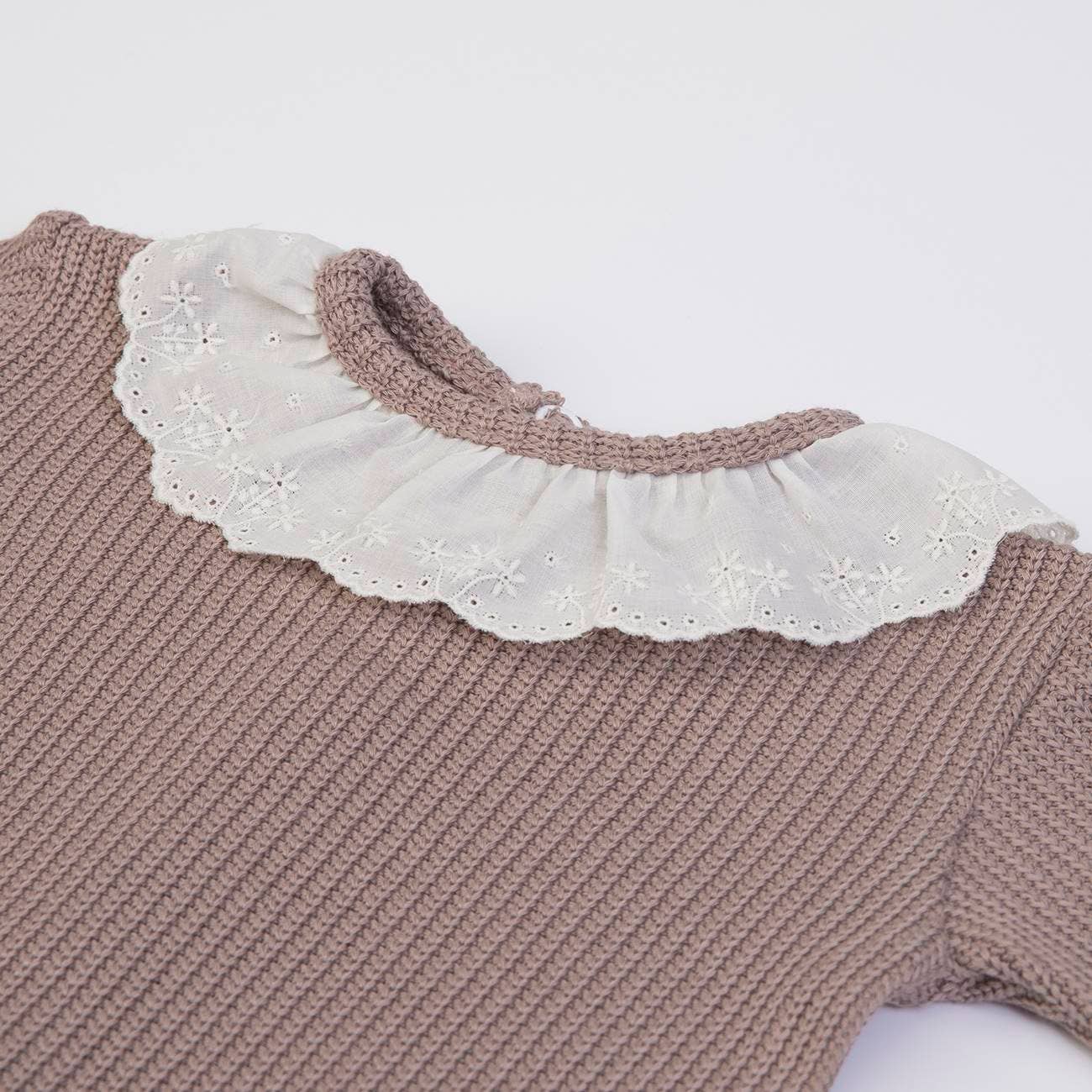 T-shirt de malha de manga comprida + calças